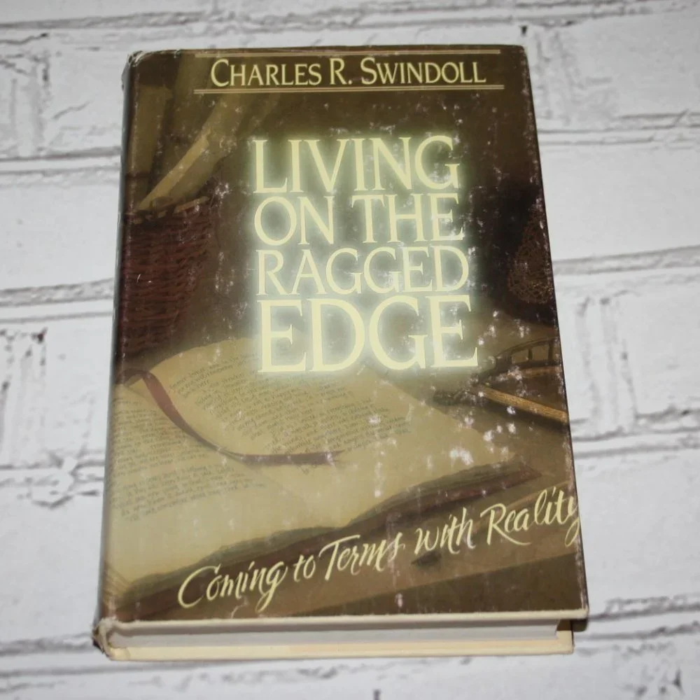 Living on the ragged edge Swindoll, Charles R. vintage book 1985 hardcover (bb)